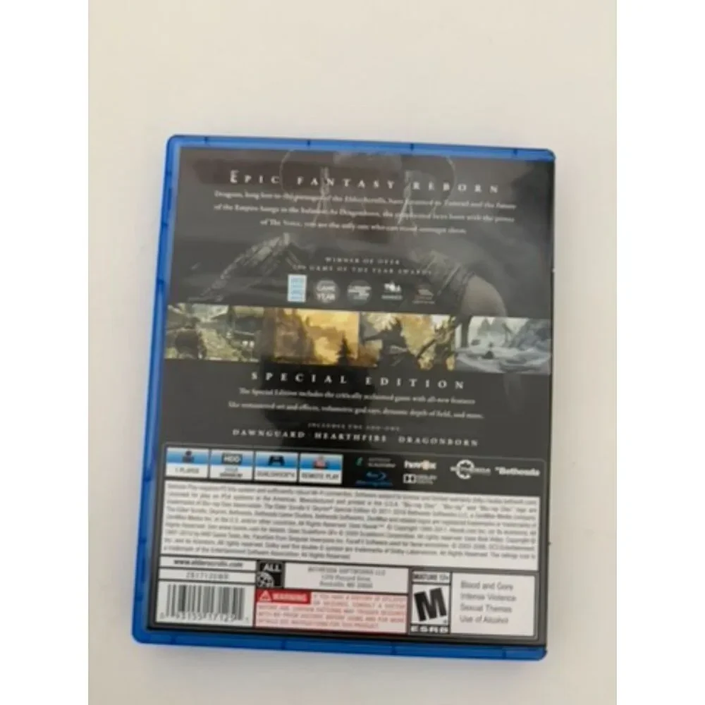 ps4 the Elder Scrolls V: skyrim special ed